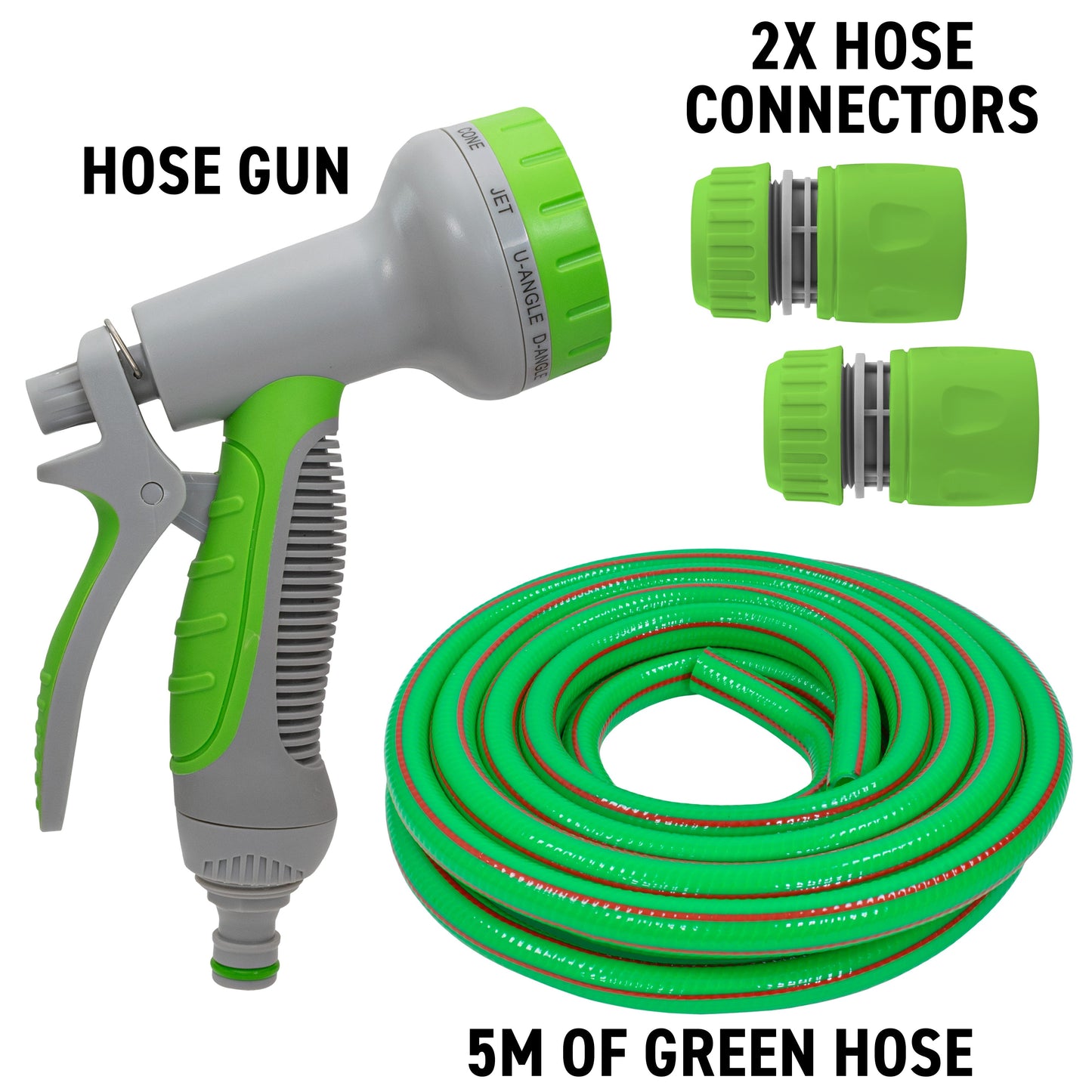 Green Dog Shower Accessory Set for Cold Water