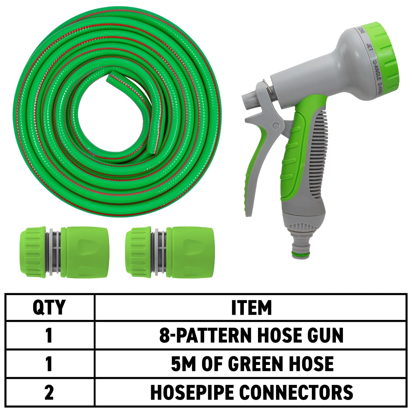 Green Dog Shower Accessory Set for Cold Water