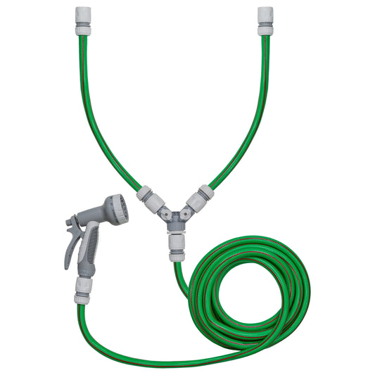 Green Dog Shower Accessory Set with Hot & Cold Water Mix, Valves Included