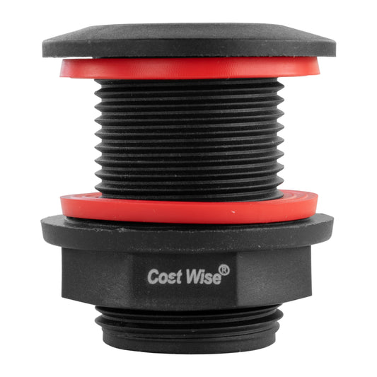 3/4" BSP Male Bulkhead Drain Plug