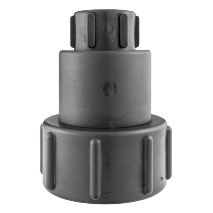 IBC 2” S60X6 Extender with ½” BSPF Thread and Brass Bib Tap with ½” Hose Barb & Round Handle