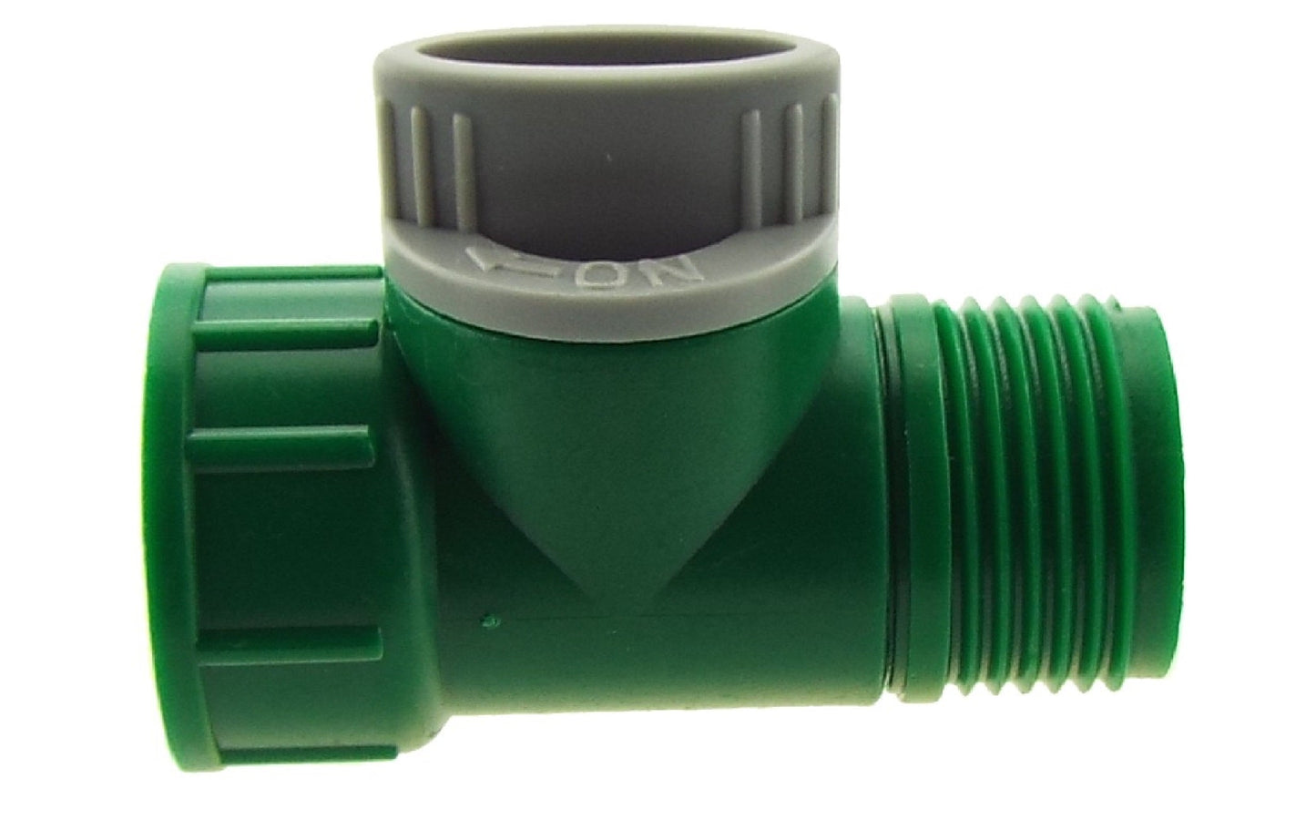 ¾" BSPM-F Threaded Valve Tap Adapter – Green/Grey