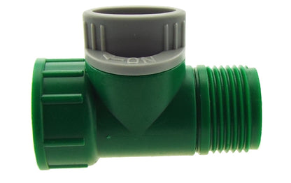 ¾" BSPM-F Threaded Valve Tap Adapter – Green/Grey