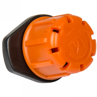 Shrubler 360° Spray Sprinkler with 4mm Barbed Connector – Orange
