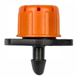 Shrubler 360° Spray Sprinkler with 4mm Barbed Connector – Orange