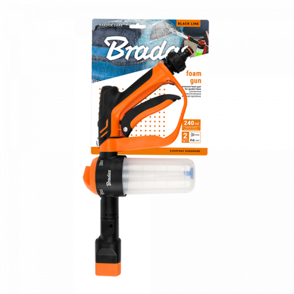 Low-Pressure Foam Applicator Gun for Garden Hose, Black Line