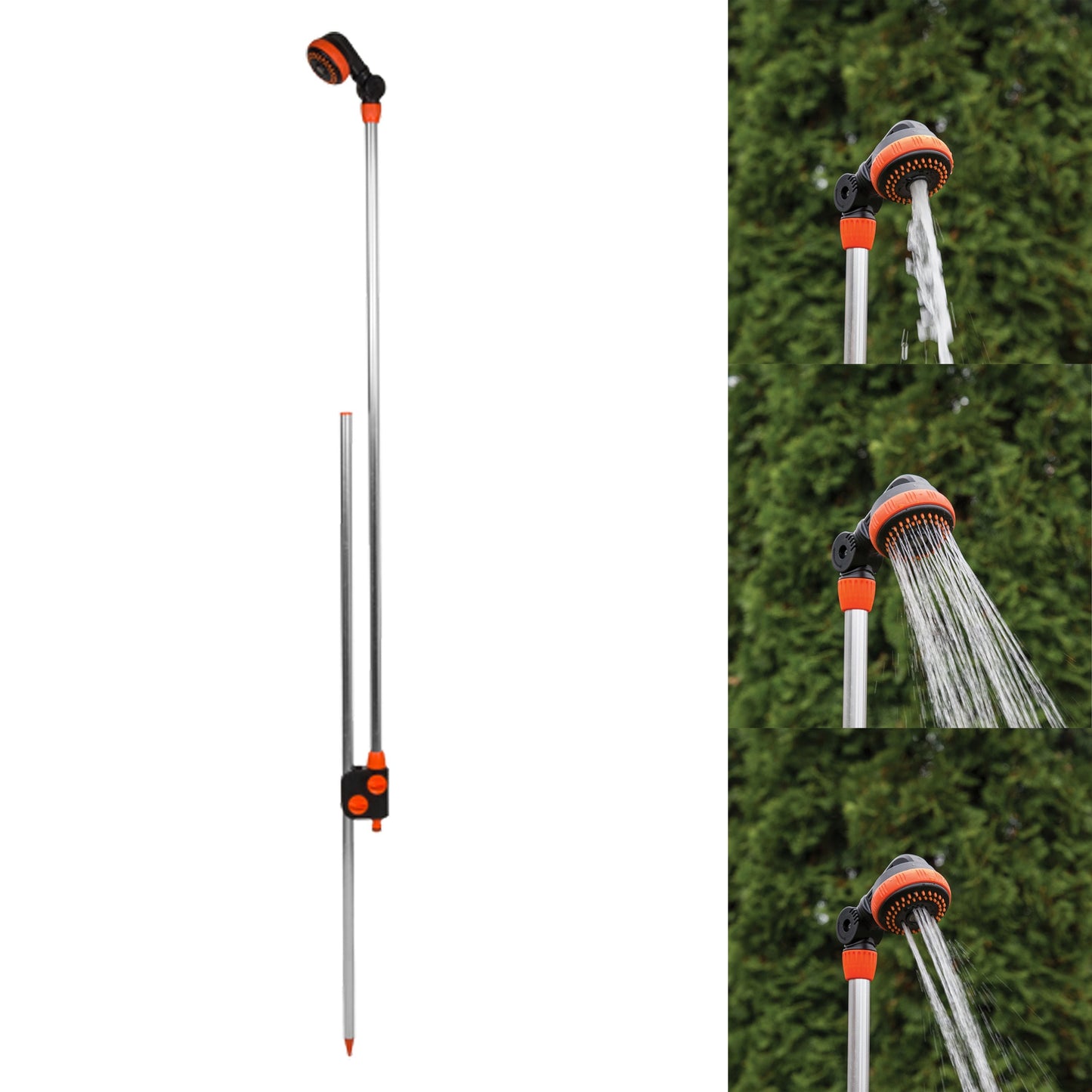 Outdoor Shower on Garden Stake