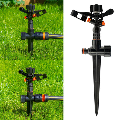 Eco Line Pulsating Garden Sprinkler with Ground Spike