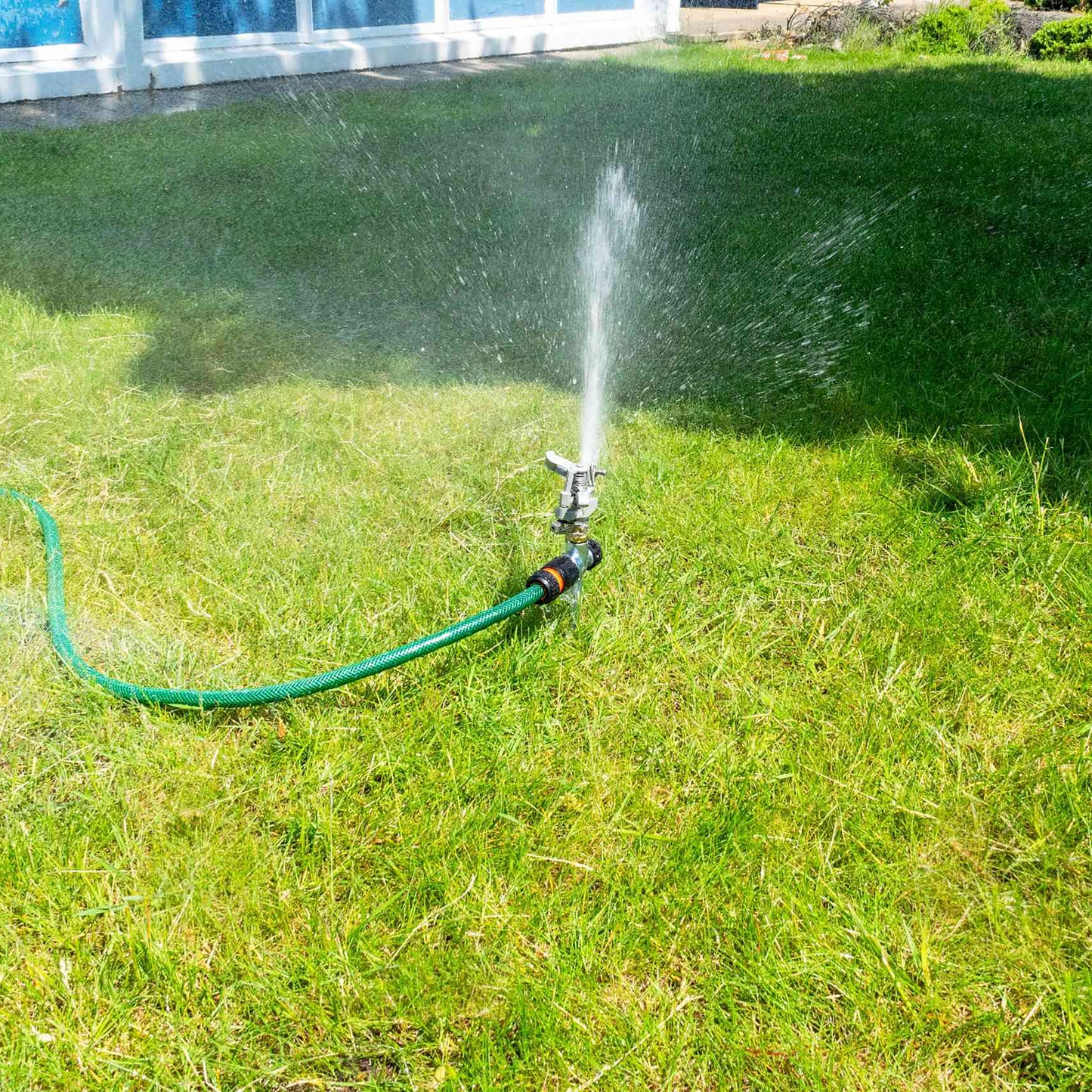 Metal Pulsating Garden Sprinkler with Spike