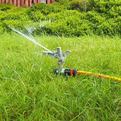 Metal Pulsating Garden Sprinkler with Spike