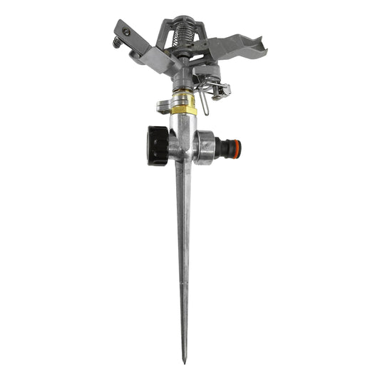 Metal Pulsating Garden Sprinkler with Spike