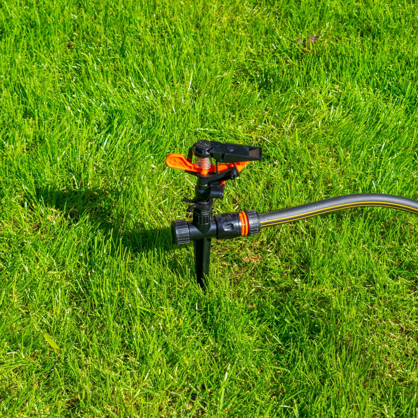 Adjustable Eco Line Impact Sprinkler with Ground Spike