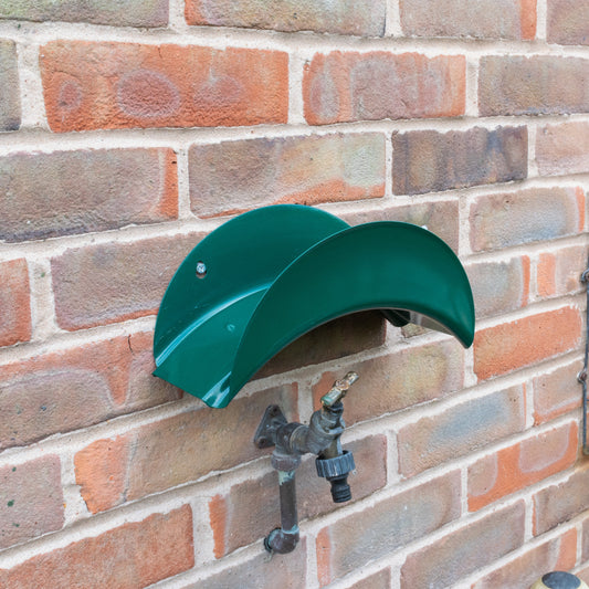 Green Metal Hose Support Hanger