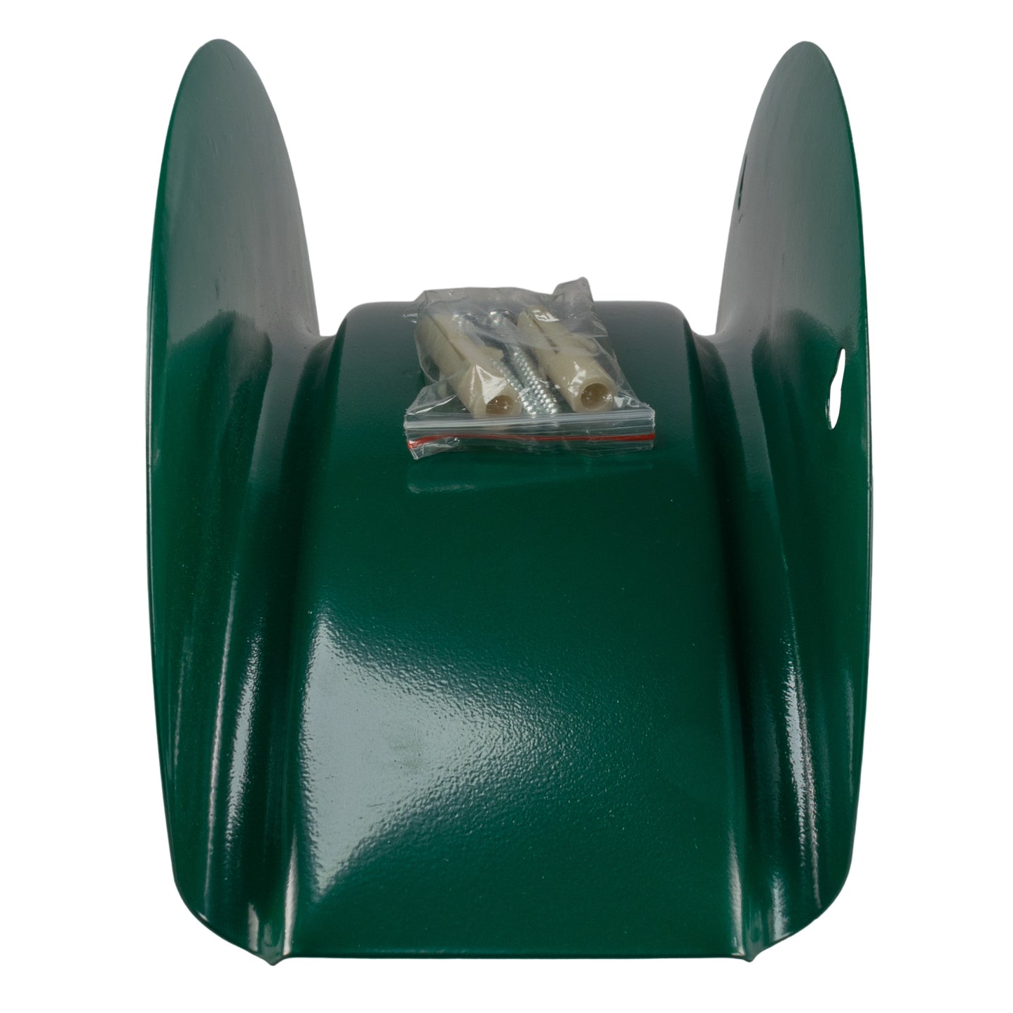 Green Metal Hose Support Hanger