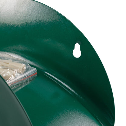 Green Metal Hose Support Hanger