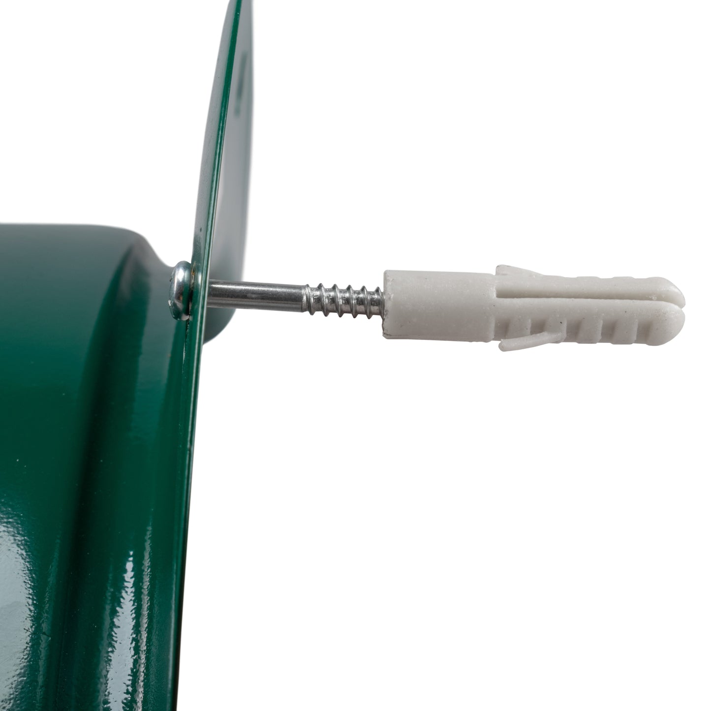 Green Metal Hose Support Hanger