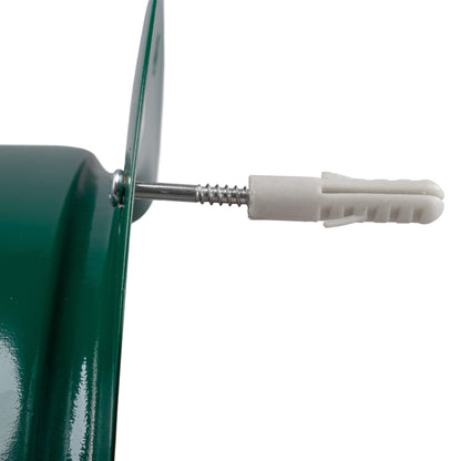 Green Metal Hose Support Hanger