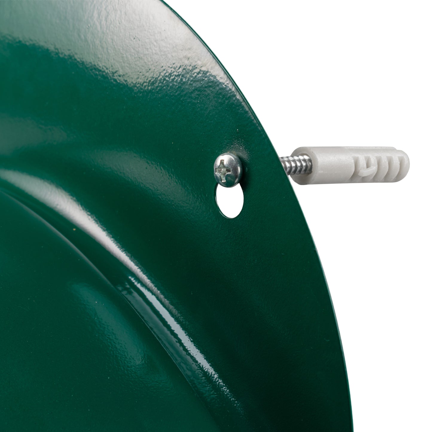 Green Metal Hose Support Hanger