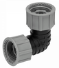 1" BSP Swivel Elbow Connector – Female x Female