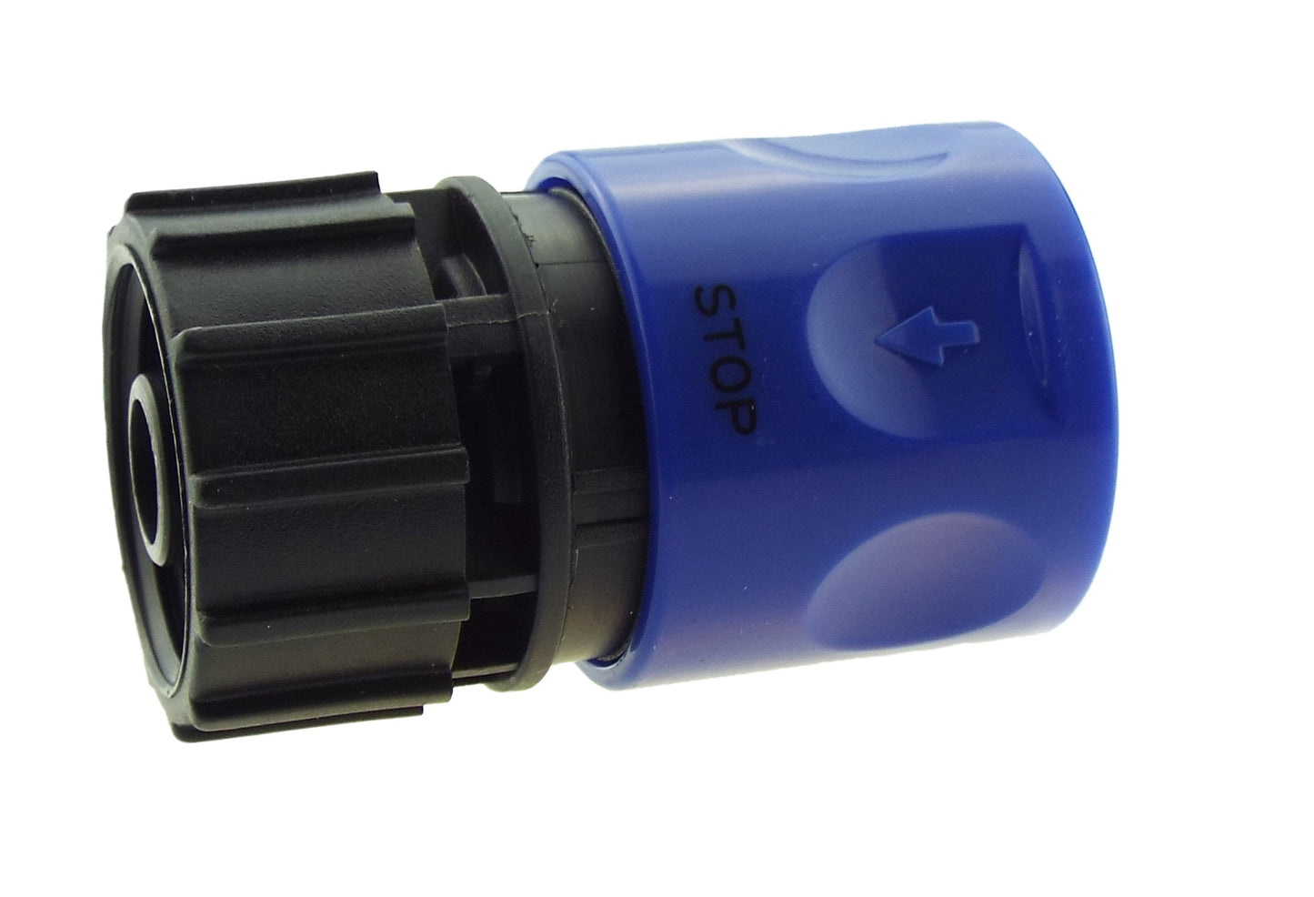IBC 2” S60X6 Cap with BSPF Thread, Quick-Connect Male Valve and ¾” BSPF Hose Fitting