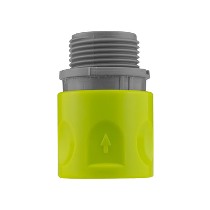 25mm MDPE Wall Flange Set Including 25mm Valve and Female Quick-Connect Adapter