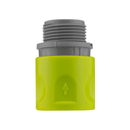 Lime Female Garden Hose Fitting with 3/4” BSP Male Thread