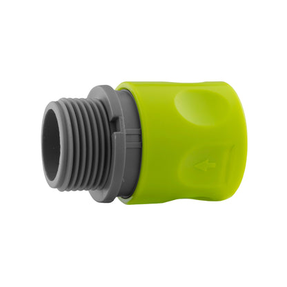 IBC 2” S60X6 Lid with BSP Valve and Lime Hose Click Connector