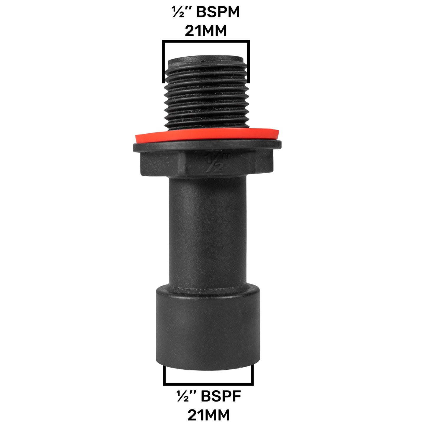 1/2" BSP Male to Female Water Butt Extension