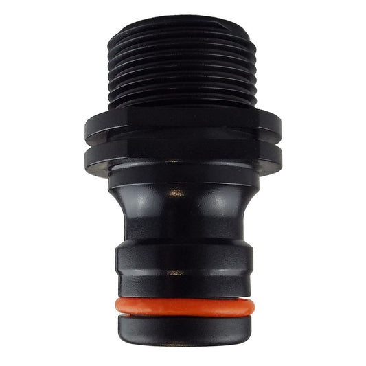Max Flo Black/Orange 3/4″ BSP Male Tap Fitting