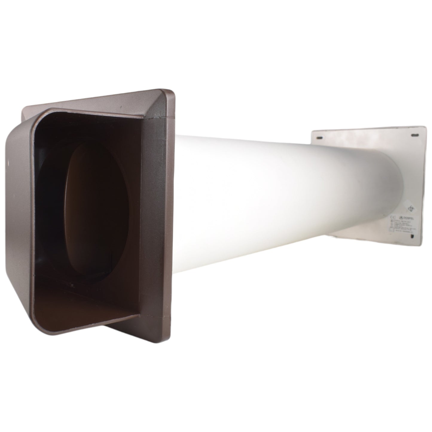 Wall Vent Set with STYL Timer Fan and Brown-Coloured Exterior Vent