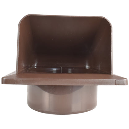 Wall Vent Set with STYL Fan (Timer & Humidity Sensor) and Brown Exterior Vent