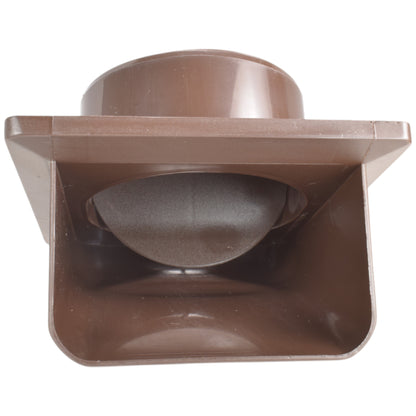 Wall Vent Set with STYL Timer Fan and Brown-Coloured Exterior Vent