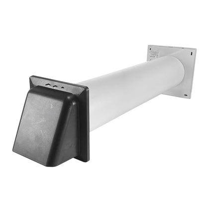 Wall Vent Set with STYL Fan (Timer & Humidity Sensor) and Graphite Exterior Vent