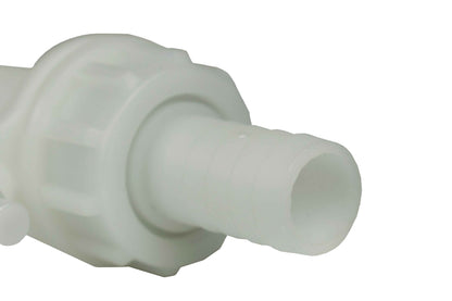 White Fuel Pump Gun – 3/4” Barb Inlet/25mm Outlet