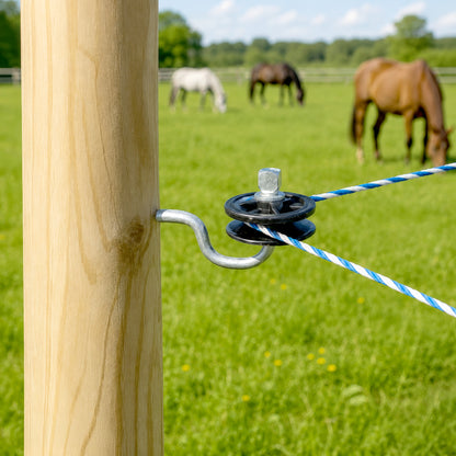 Electric Fence Corner Roller Insulator G73 Heavy Duty Wood Screw Horse Paddock