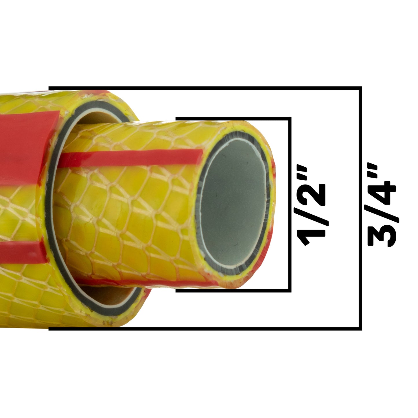 High-Quality 6-Layer ¾’’ Gold Garden Hose Pipe