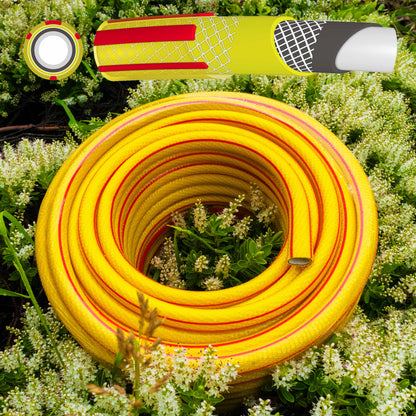 High-Quality 6-Layer ½ Inch Yellow Garden Hose Pipe
