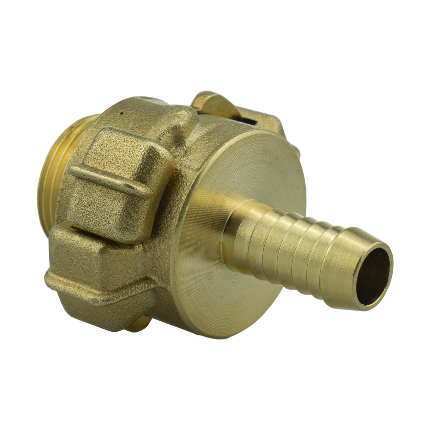 25mm MDPE Wall Flange Set with Lever Valve and 13mm Barbed Geka Connectors