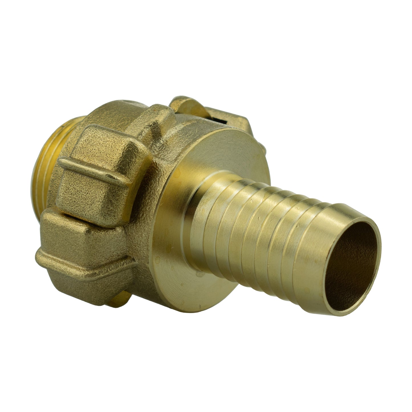 25mm MDPE Wall Flange Set with Lever Valve and 19mm Barbed Geka Connectors