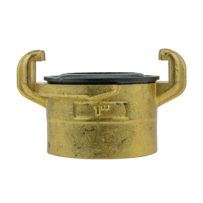25mm MDPE Wall Flange Set Including Brass Bib Tap with Geka Claw Connector