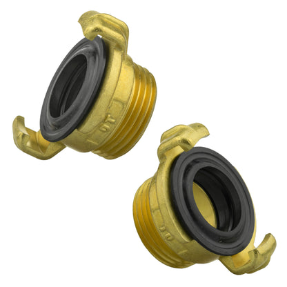 IBC 2" S60X6 Lid with 25mm Hose Tail Geka-Style Connector