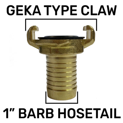 20mm MDPE Wall Flange Set with 25mm Barbed Geka Fittings