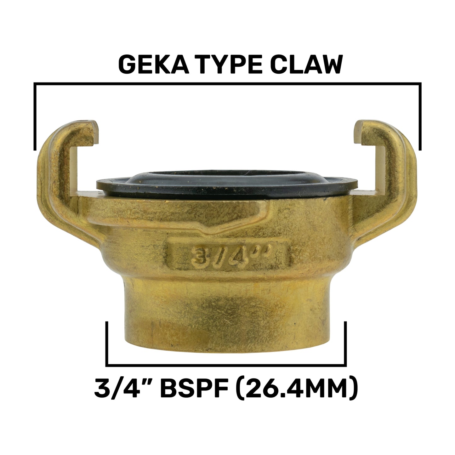 25mm MDPE Wall Flange Set Complete with Valve and Geka Fitting
