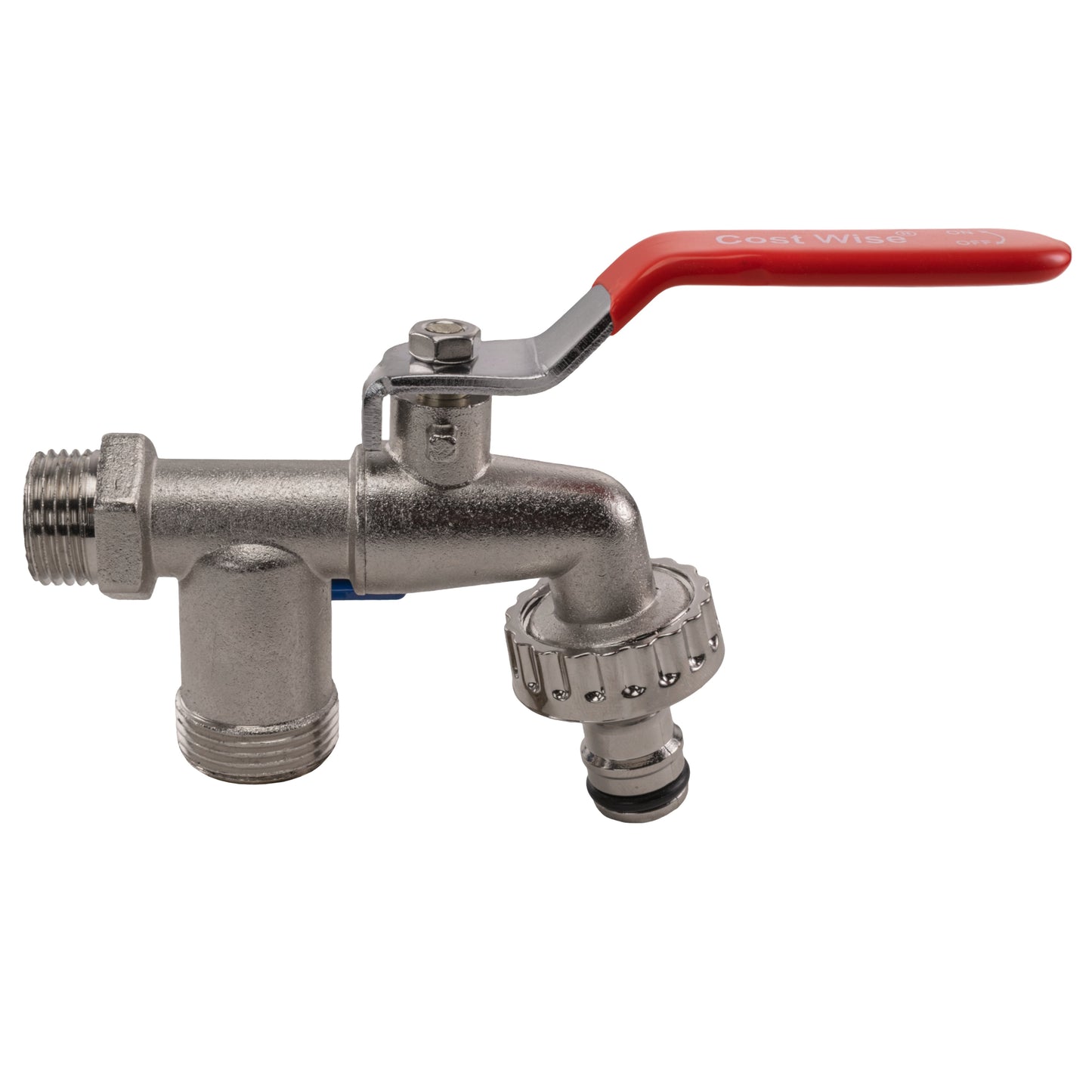 ½” BSP Male Inlet Dual Outlet Garden Tap