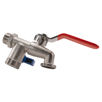 ½” BSP Male Inlet Dual Outlet Garden Tap