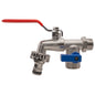 ½” BSP Male Inlet Dual Outlet Garden Tap
