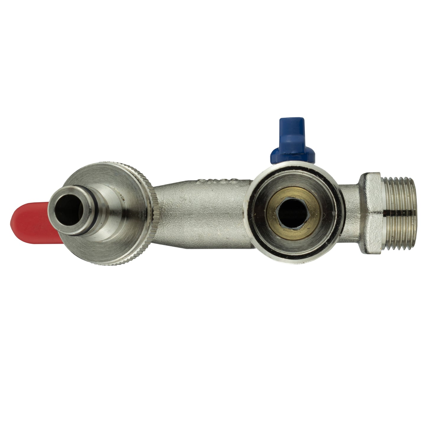 25mm MDPE Wall Flange Set Including ¾” BSP Dual Lever Tap