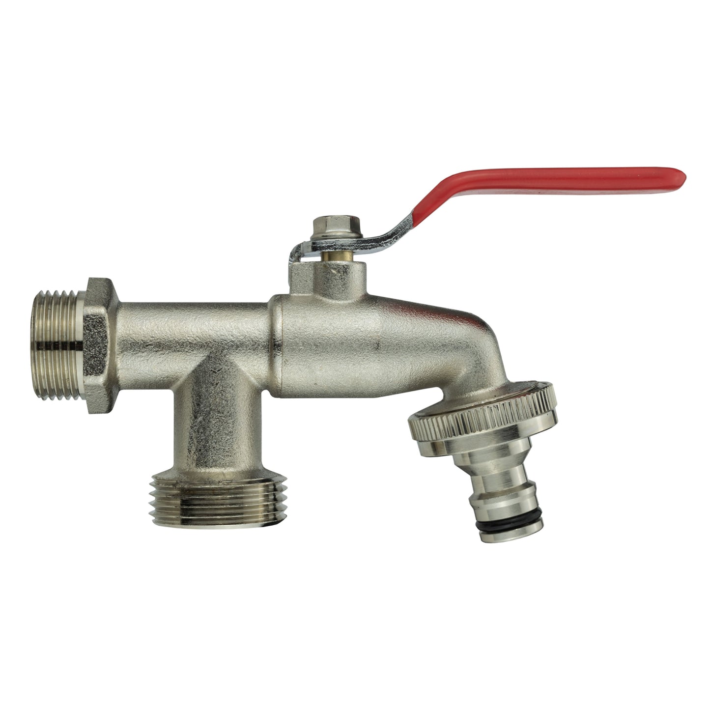 25mm MDPE Wall Flange Set Including ¾” BSP Dual Lever Tap