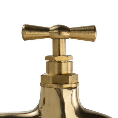 ½" Water Butt Set with Polish Brass Tap, Snap-On Hose Connector & Drill Bit