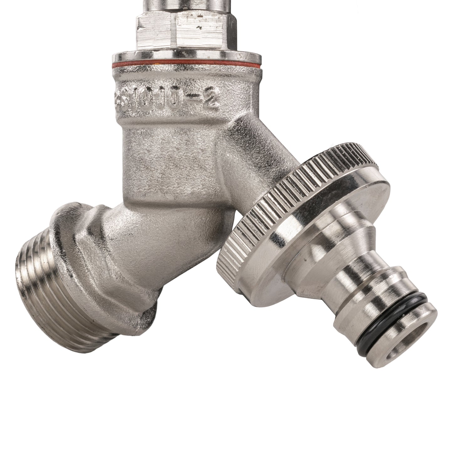 Nickel-Plated Quick-Connect Tap ½" Water Butt Set